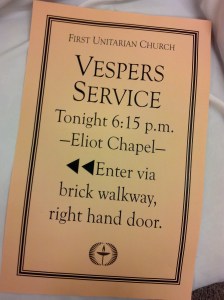 vespers poster